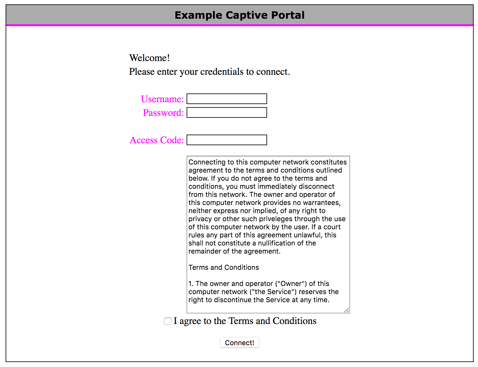 Captive Prortal مدیریت اینترنت رایگان 