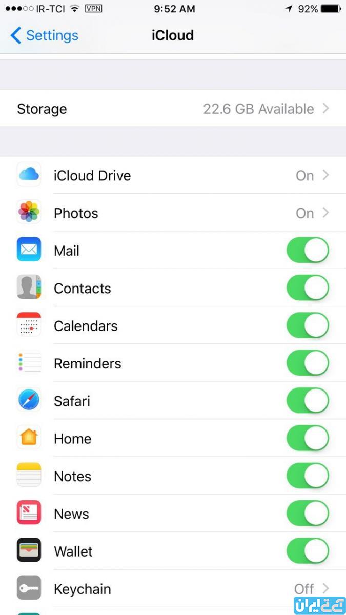 آی کلود بک آپ |iCloud Backup |ای کلود درایو|iCloud Drive |سرویس ابری