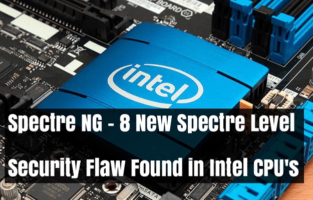 یک تیم تحقیقاتی از شناسایی آسیب پذیری در CPU های اینتل Intel خبر داد که تعدادی از سی پی یو های AMD و ARM را نیز شامل خواهد شد. نام این آسیب پذیری Spectre NG است و از خانواده spectre میباشد.